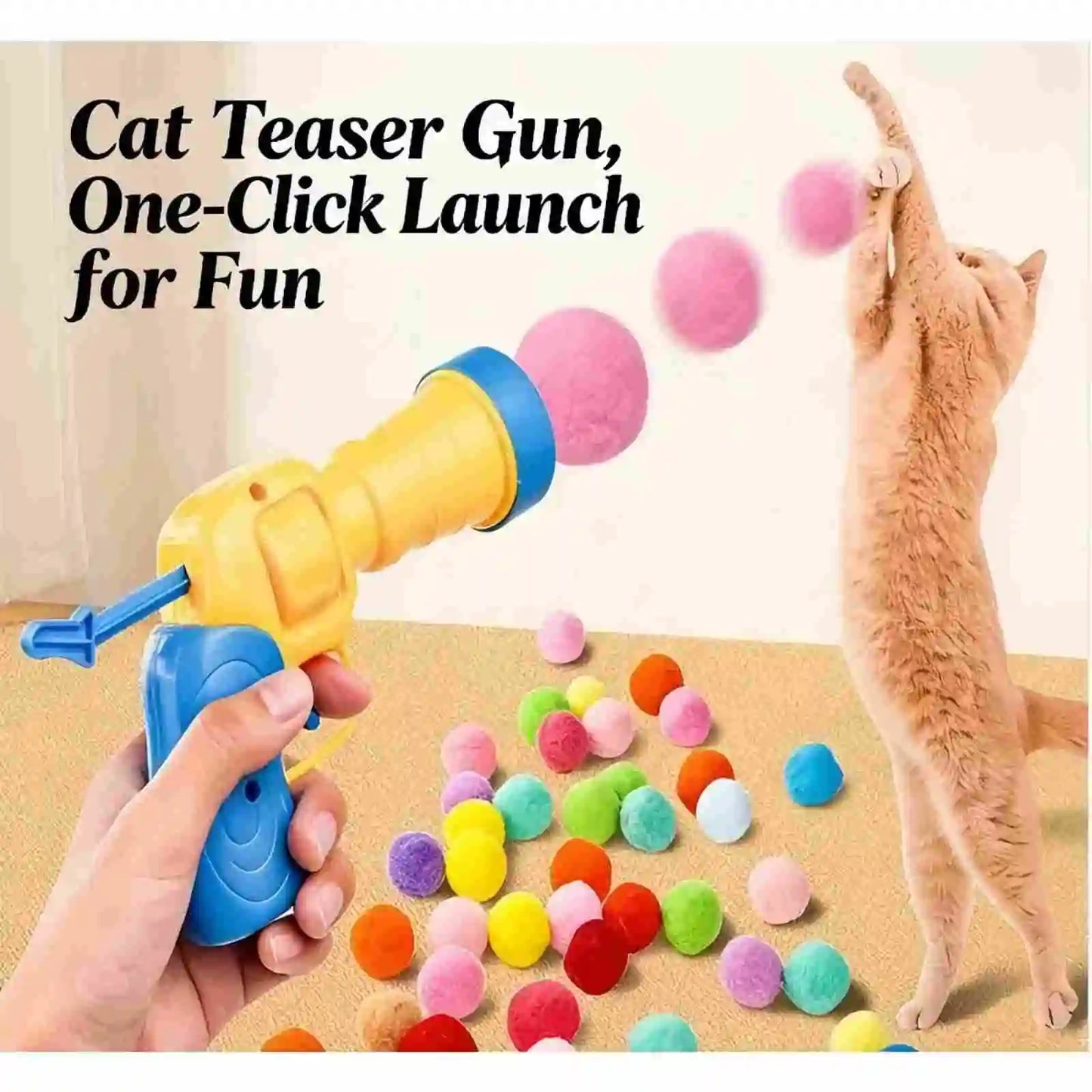 Fumoi 20-Pack Soft Plush Cat Toy Balls, 3.0cm Interactive Kitten Toys, Universal Replacement Balls Compatible with Automatic Lau