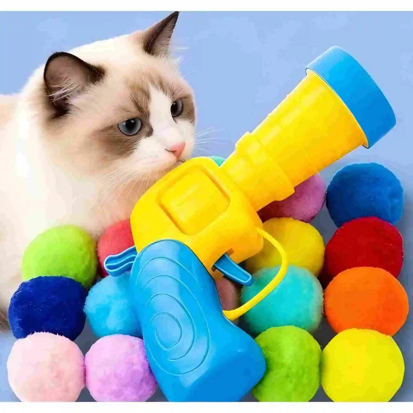 Fumoi 20-Pack Soft Plush Cat Toy Balls, 3.0cm Interactive Kitten Toys, Universal Replacement Balls Compatible with Automatic Lau