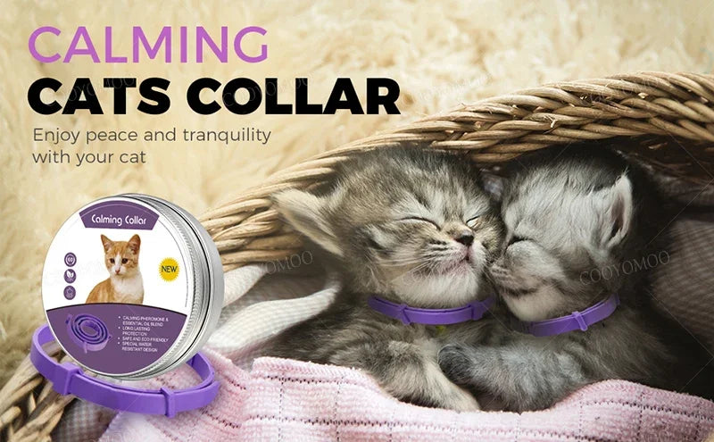 New Release Cat Relieve Anxiety Adjustable Comfortable Collar