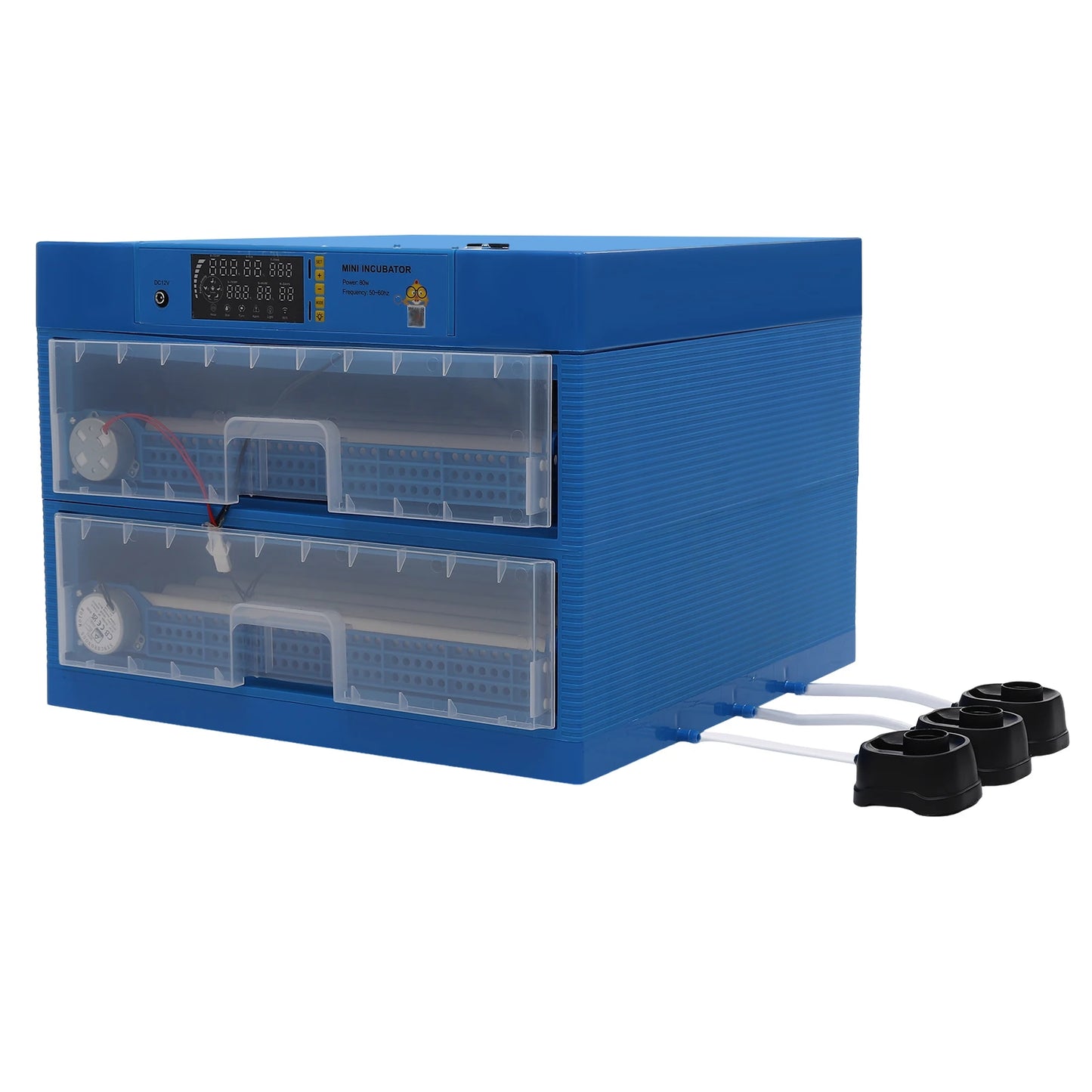 128 Egg Incubator, 80W Digital Smart Poultry Egg Incubator, Automatic Egg Turning, Temperature & Humidity Control